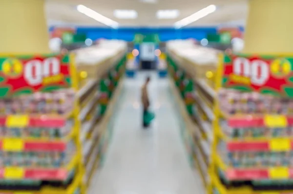 Abstract blurred photo of store — Stock Photo, Image