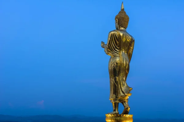 Buddha standing on a mountain — Stock Photo, Image