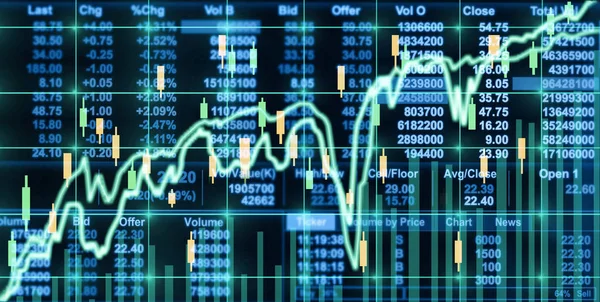 ,Closeup Stock market exchange data