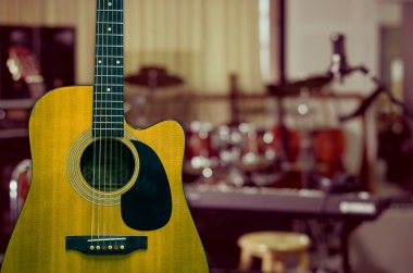 Gitar müzik grubu arka plan üzerinde