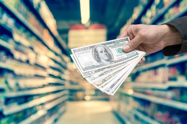 Usd dolar iş adamı eliyle