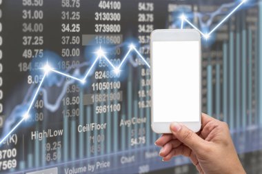 Mobil akıllı telefon tutarak el