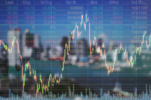 Börseninformationen — Stockfoto
