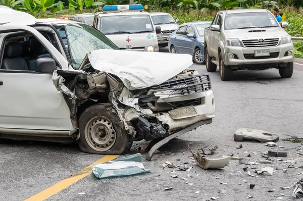 Undefined Car crash accident — Stock Photo, Image