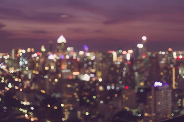 Bangkok stadsbilden på twilight — Stockfoto