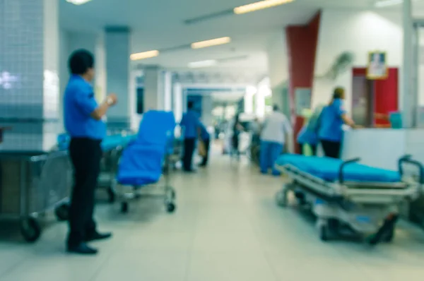 blurred hospital background