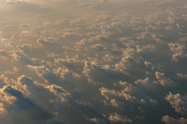 Clouds on the sky from high view — Stock Photo, Image
