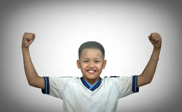 Asian strong children concept — Stock Photo, Image