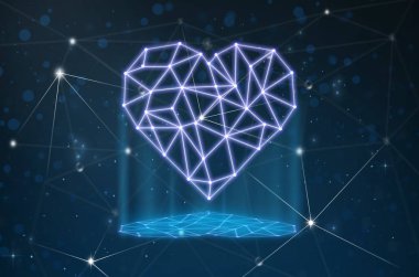 poligonal kalp şekli