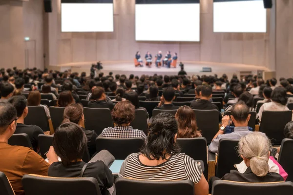 Audience in conference hall — Stock Photo, Image