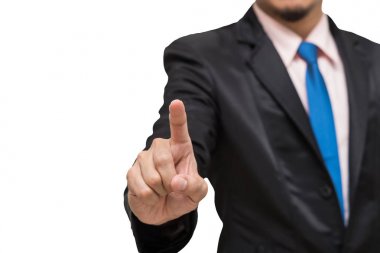 Beyaz dokunmadan işadamı 