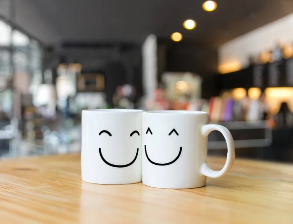 Two happy cups — Stock Photo, Image