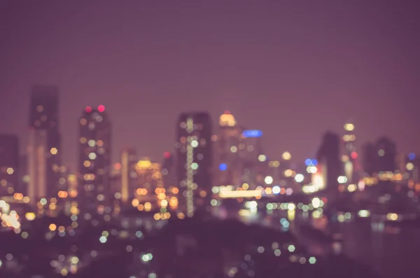 Blurred bangkok cityscape — Stock Photo, Image