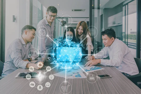 Group Of Business people working — Stock Photo, Image