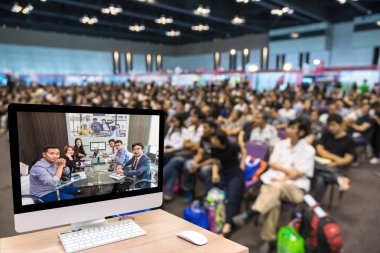 Bilgisayar grup Asya iş gösterilen 