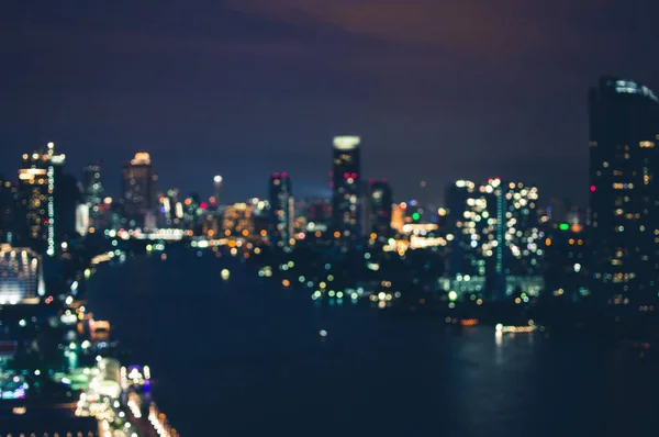 Bangkok stadsbilden på twilight time — Stockfoto