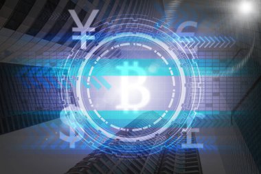 soyut artalanları üzerinde finansal simgeler