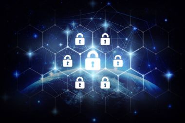 Güvenlik tuş kilidi simgesi 