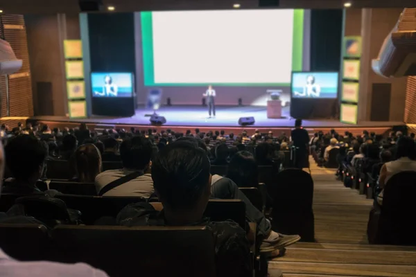 Rear view of Audience listening the Speakers — Stock Photo, Image