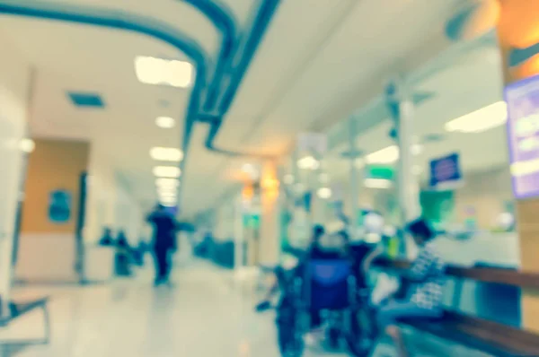 Abstract photo blurred of hospital background — Stock Photo, Image