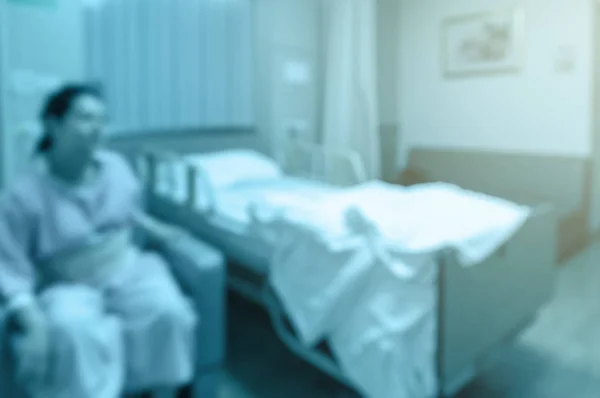 Абстрактное фото размытое в комнате пациента — стоковое фото