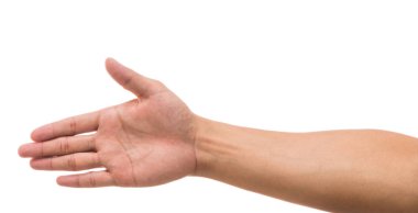 çok eylem gösterilen el 