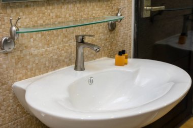 Modern Banyo Lavabo Bataryası krom