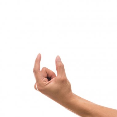 Erkekler el çok eylem beyaz arka plan üzerinde gösterilen kırpma yolunu içerir