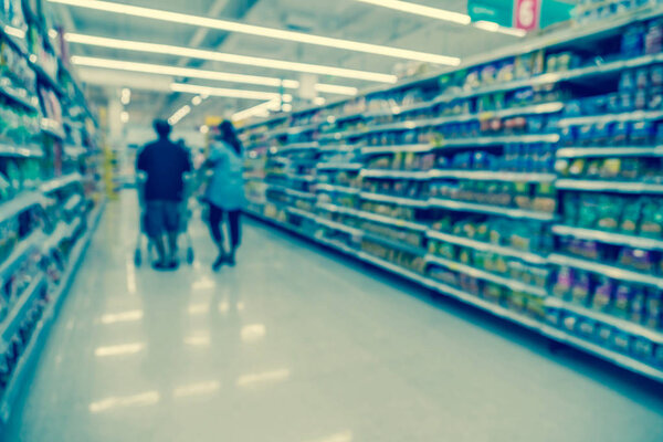 Абстрактное размытое фото магазина в универмаге боке фон, бизнес-супермаркет и магазины размыты и фон концепции
