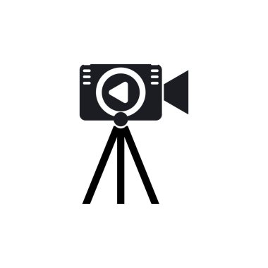 Kamera simge vektör logo tasarımı