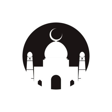 Cami logosu vektör şablonu tasarımı
