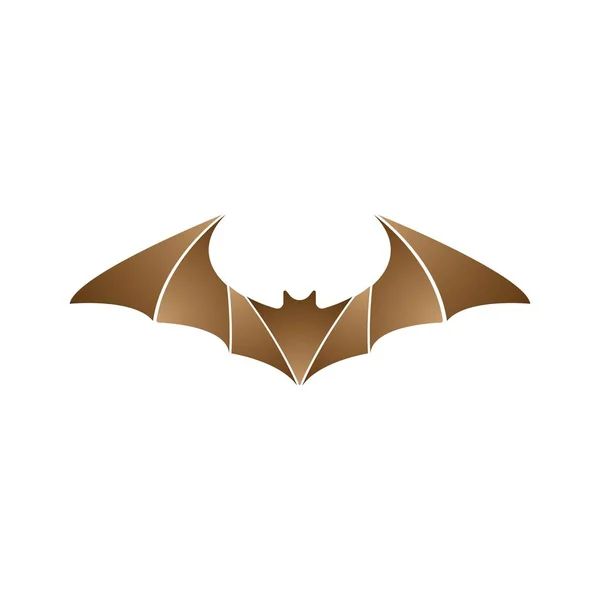Bat Logotipo Modelo Vetor Ícone Design —  Vetores de Stock