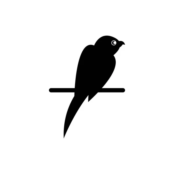 Bird Logo Plantilla Vector Icono Diseño — Vector de stock