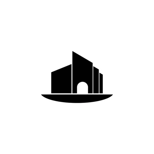 Diseño Del Icono Del Logotipo Bienes Raíces — Vector de stock