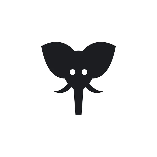 Elefante Logo Modello Vettoriale Icona Design — Vettoriale Stock
