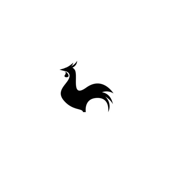 Diseño Plantilla Logotipo Gallo — Vector de stock