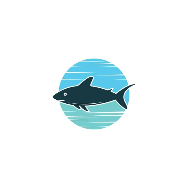 Fish Logo Template Creative Vector Symbol Fishing Club Online — Stock Vector
