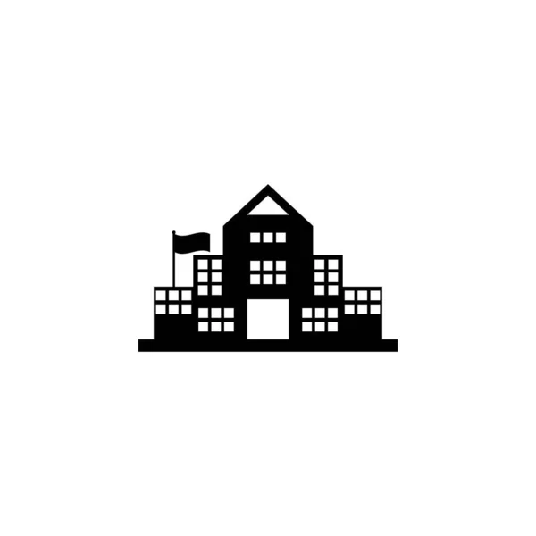 Дизайн Векторной Иконки Логотипа Школы — стоковый вектор