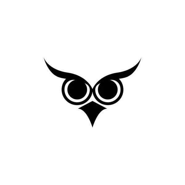 Owl Logo Template Vector Icon Design — Stock Vector