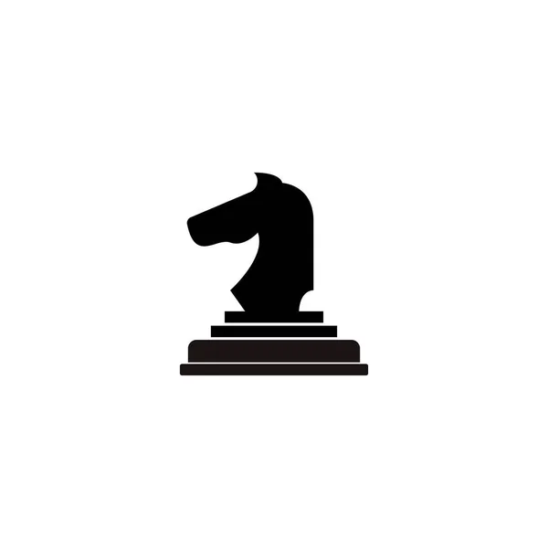 Szachy Logo Wzór Wektor Ikona Projekt — Wektor stockowy