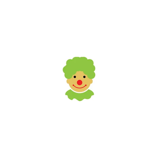 Clown Logo Sjabloon Vector Ontwerp — Stockvector