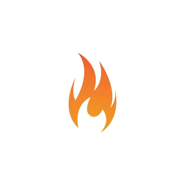 Flame Logo Plantilla Vector Icono Diseño — Archivo Imágenes Vectoriales