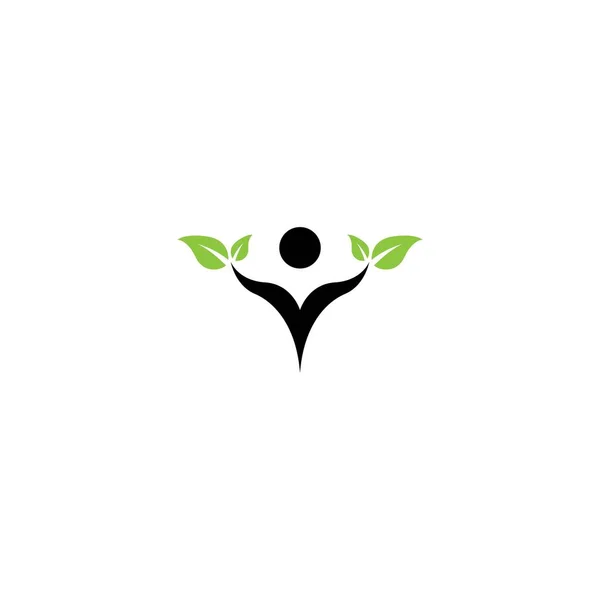 Healthy Logo Template Vector Icon Design — Stock Vector