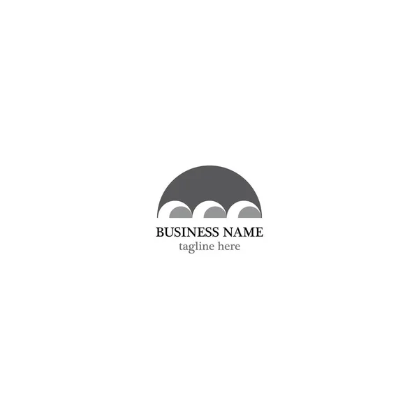 Bridge Logo Template Vector Icon Design — Stock Vector