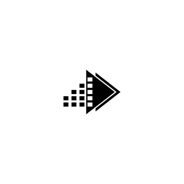 Musik Logo Vorlage Vektor Icon Design — Stockvektor