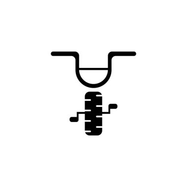 Motosiklet logo şablonu vektör simgesi