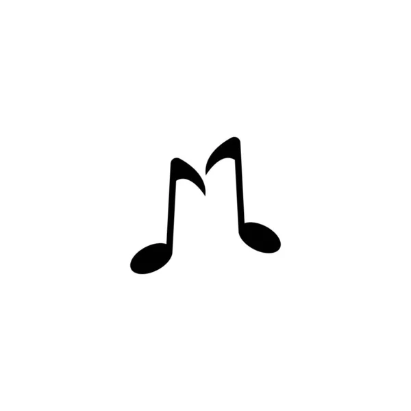 Modèle Logo Musique Design Icône Vectorielle — Image vectorielle