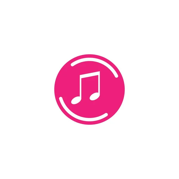 Modèle Logo Musique Design Icône Vectorielle — Image vectorielle