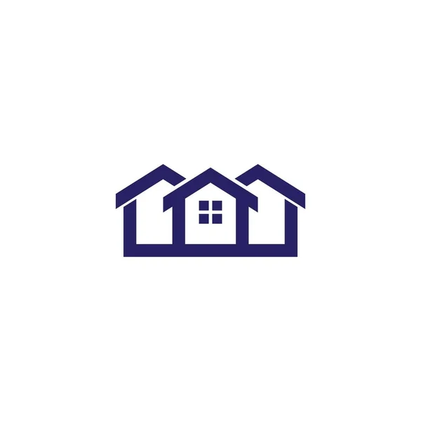 Real Estate Logo Ikon Design — Stock vektor