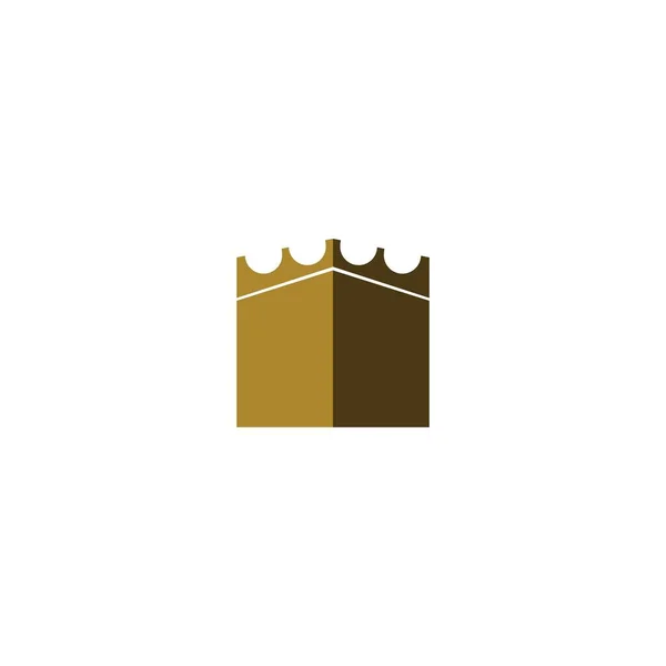 Дизайн Векторного Логотипа Замка — стоковый вектор